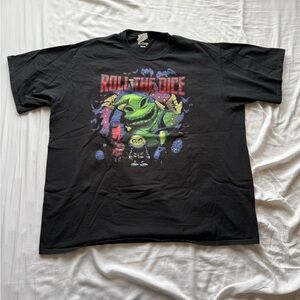 Disney Black "Roll the Dice" Short Sleeve Graphic Tee
